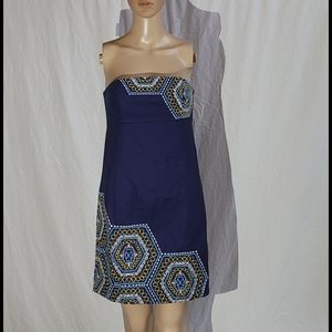 Lilly Pulitzer Embroidered Strapless Dress